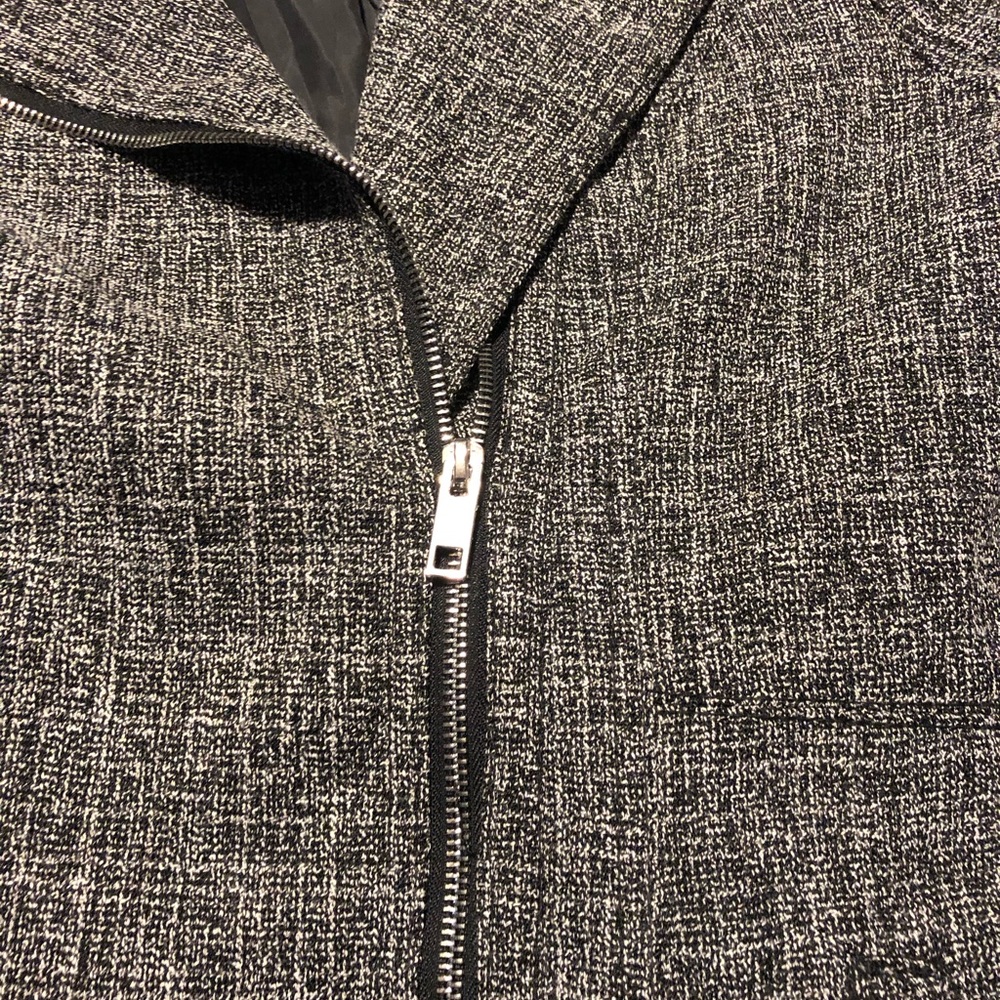 Primark Women’s Tweed Parka Coat Grey sz: 12 - Picture 4 of 8